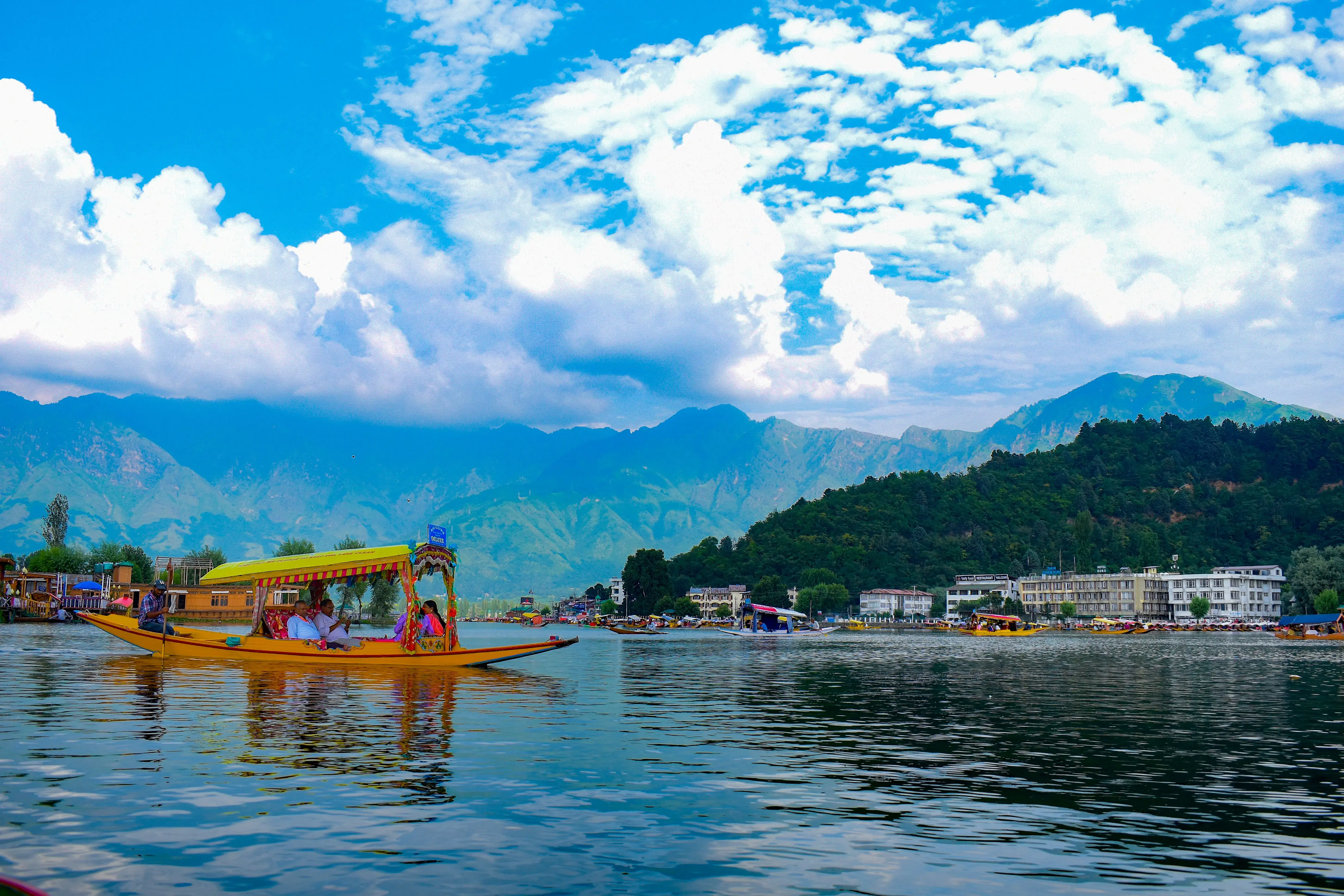 Shikara ride on Dal Lake Kashmir