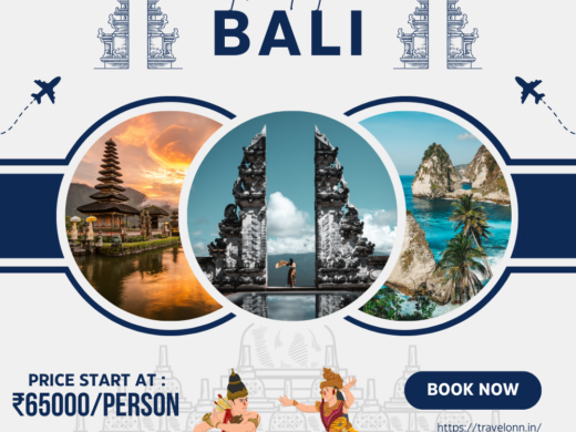 Beautiful Bali beach view with clear blue water and tropical scenery